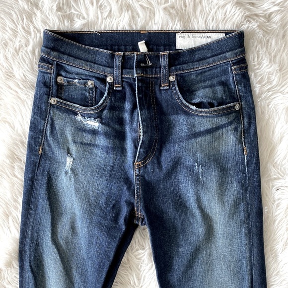 rag & bone Justine High-Rise Skinny Jeans, Mateos - Picture 6 of 13